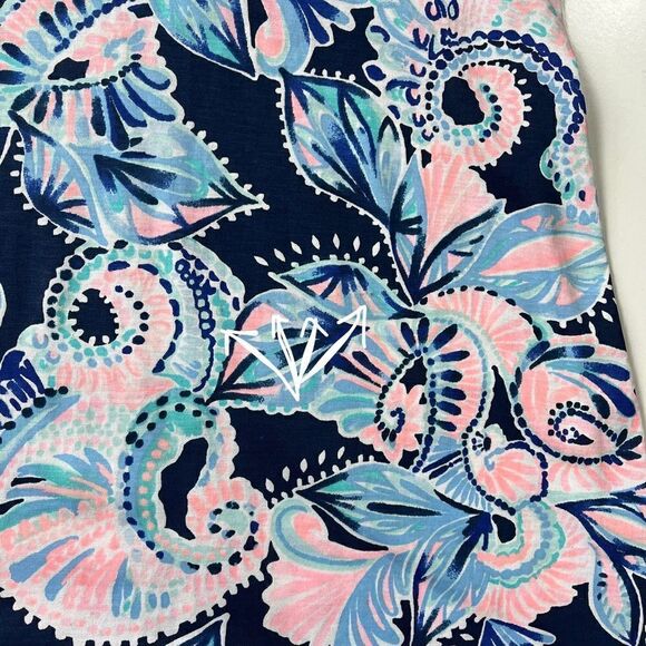 Lilly Pulitzer NWT Carlile Dress High Tide Navy XXS - Picture 14 of 14
